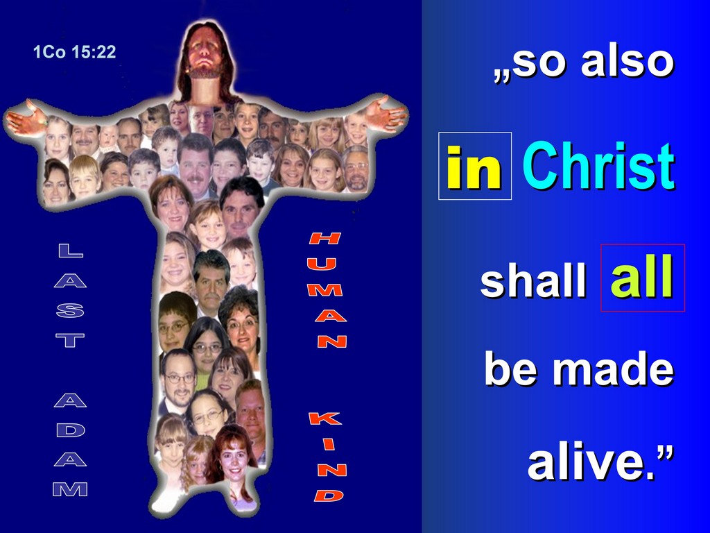 in christ all will be made alive 1cor 15,22