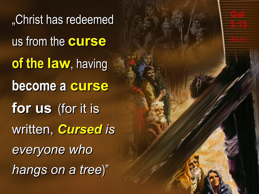 christ became curse for us, gal 3,13